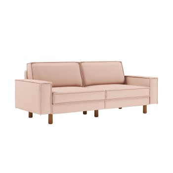 3-Seat Sofa Sparrow 3 - Salmon, Walnut Salmon
Walnut