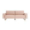 3-Seat Sofa Sparrow 3 - Salmon, Walnut Salmon
Walnut
