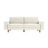 3-Seat Sofa Sparrow 3 - Milk Froth, Walnut Milk Froth
Walnut