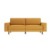 3-Seat Sofa Sparrow 3 - Mustard, Walnut Mustard
Walnut