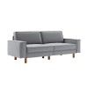 3-Seat Sofa Sparrow 3 - Fog Grey, Walnut Fog Grey
Walnut
