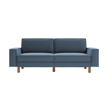 3-Seat Sofa Sparrow 3 - Ocean Blue, Walnut Ocean Blue
Walnut