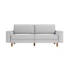 3-Seat Sofa Sparrow 3 - Pebble, Walnut Pebble
Walnut