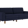 3-Seat Sofa Sparrow 3 - Night Blue, Walnut Night Blue
Walnut