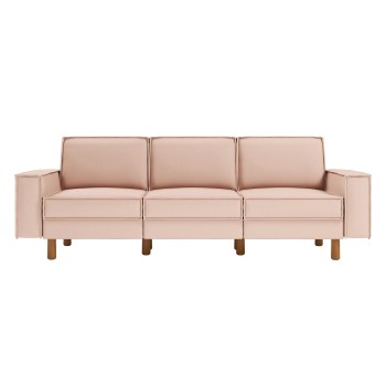 3-Seat Sofa Sparrow Extra 3 - Salmon, Walnut Salmon
Walnut