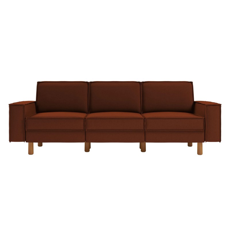 3-Seat Sofa Sparrow Extra 3 - Tile Red, Walnut Tile Red
Walnut