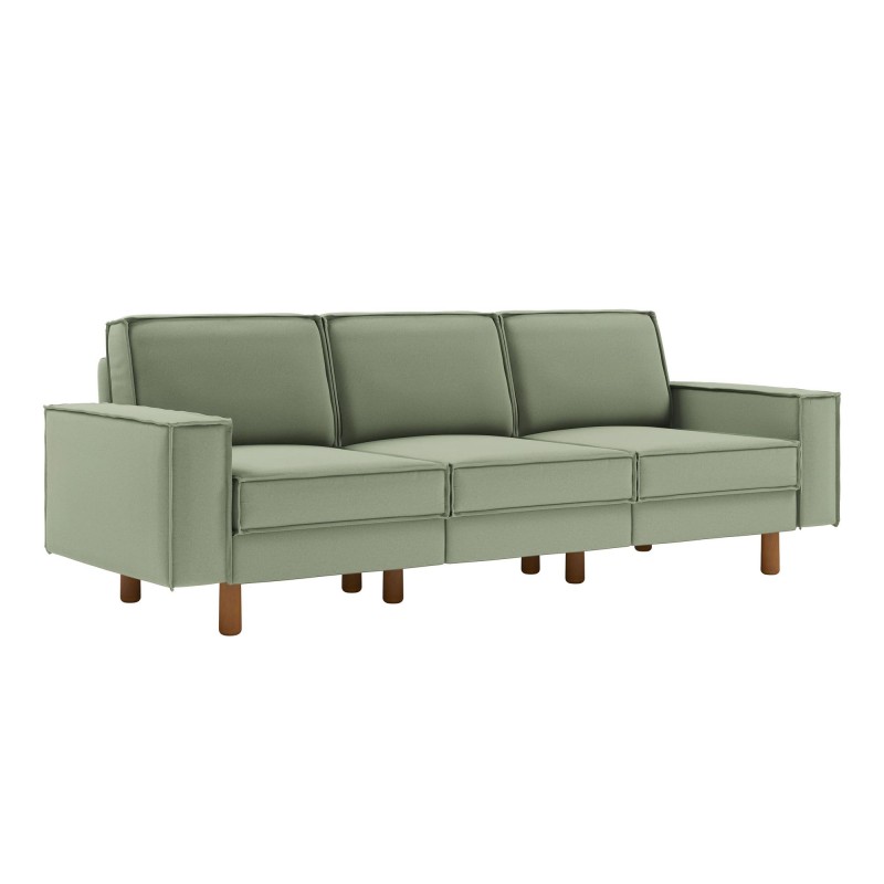 3-Seat Sofa Sparrow Extra 3 - Sea Green, Walnut Sea Green
Walnut
