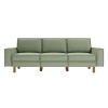 3-Seat Sofa Sparrow Extra 3 - Sea Green, Walnut Sea Green
Walnut