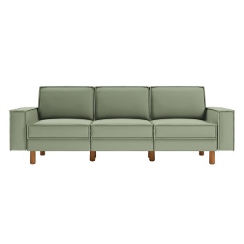 3-Seat Sofa Sparrow Extra 3 - Sea Green, Walnut Sea Green
Walnut