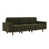 3-Seat Sofa Sparrow Extra 3 - Oil Green, Walnut Oil Green
Walnut
