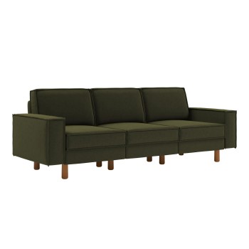 3-Seat Sofa Sparrow Extra 3 - Oil Green, Walnut Oil Green
Walnut