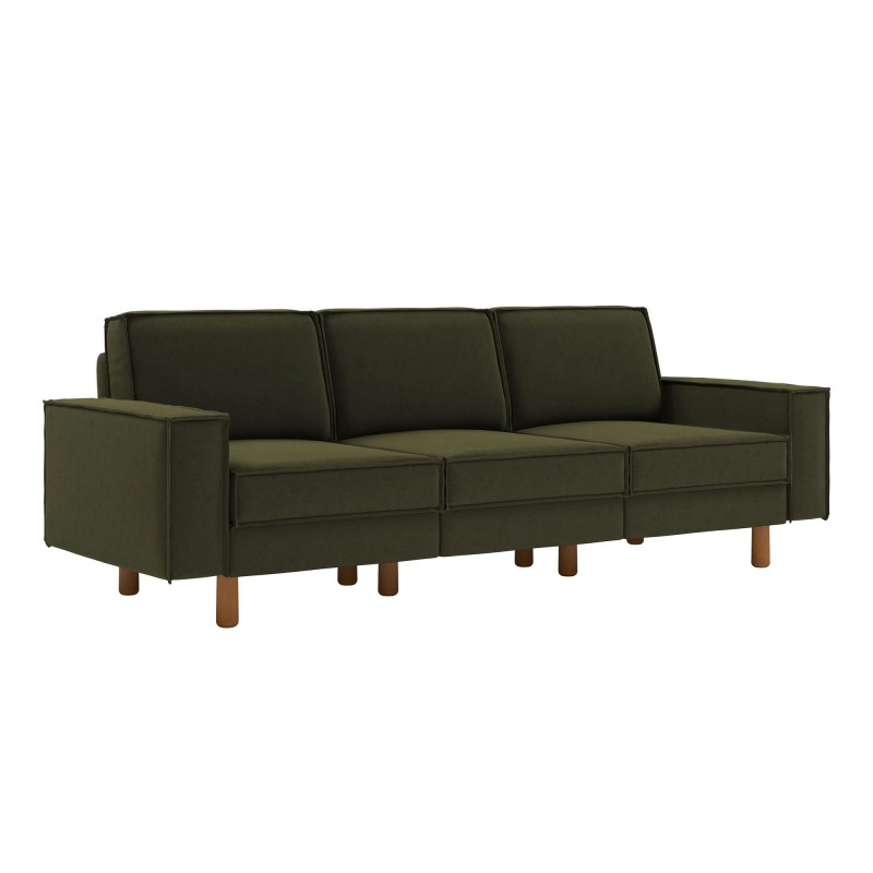 3-Seat Sofa Sparrow Extra 3 - Oil Green, Walnut Oil Green
Walnut