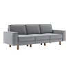 3-Seat Sofa Sparrow Extra 3 - Fog Grey, Walnut Fog Grey
Walnut