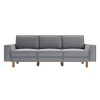 3-Seat Sofa Sparrow Extra 3 - Fog Grey, Walnut Fog Grey
Walnut