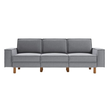 3-Seat Sofa Sparrow Extra 3 - Fog Grey, Walnut Fog Grey
Walnut