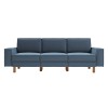 3-Seat Sofa Sparrow Extra 3 - Ocean Blue, Walnut Ocean Blue
Walnut