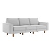 3-Seat Sofa Sparrow Extra 3 - Pebble, Walnut Pebble
Walnut