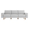 3-Seat Sofa Sparrow Extra 3 - Pebble, Walnut Pebble
Walnut