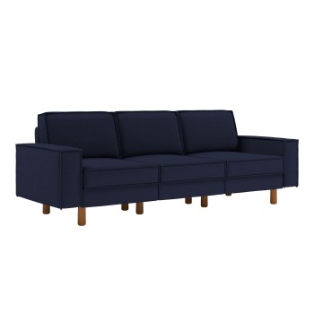 3-Seat Sofa Sparrow Extra 3 - Night Blue, Walnut Night Blue
Walnut
