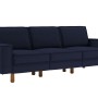 3-Seat Sofa Sparrow Extra 3 - Night Blue, Walnut Night Blue
Walnut