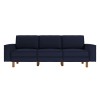 3-Seat Sofa Sparrow Extra 3 - Night Blue, Walnut Night Blue
Walnut