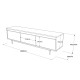 TV Stand LV1-RL Silver
Black Hanah Home TV Stand LV1-RL Silver
Black