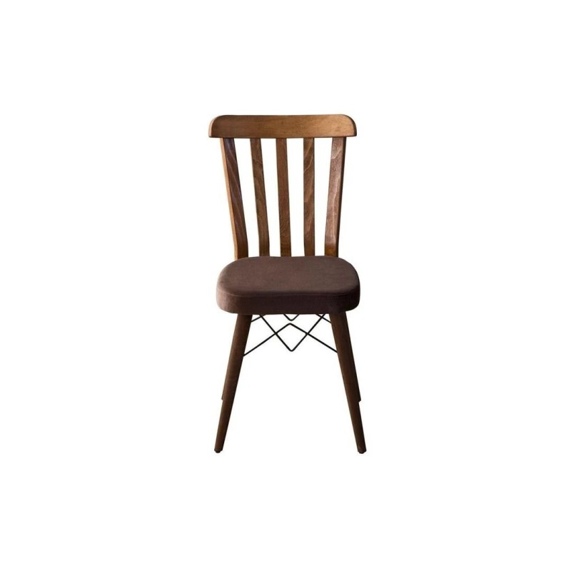 Extendable Dining Table & Chairs Set (5 Pieces) Fergana - Brown Brown