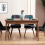 Extendable Dining Table & Chairs Set (5 Pieces) Lidyana - Anthracite Anthracite