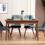 Extendable Dining Table & Chairs Set (5 Pieces) Lidyana - Grey Grey