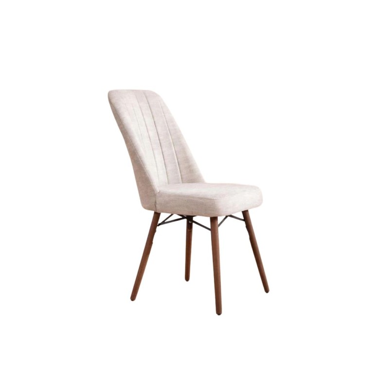 Extendable Dining Table & Chairs Set (7 Pieces) Lidyana - Cream Cream