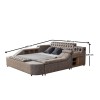 Double Bedstead Dorwell Smart - Brown Brown