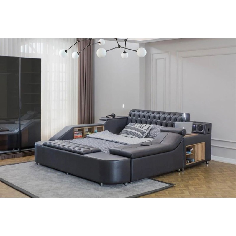 Double Bedstead Dorwell Smart - Black Black