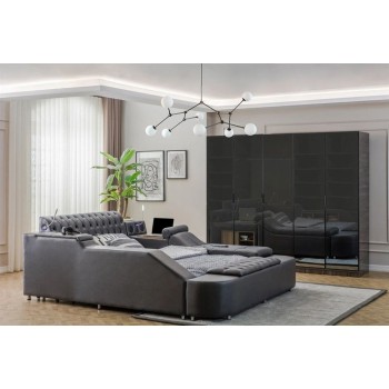 Double Bedstead Dorwell Smart - Black Black