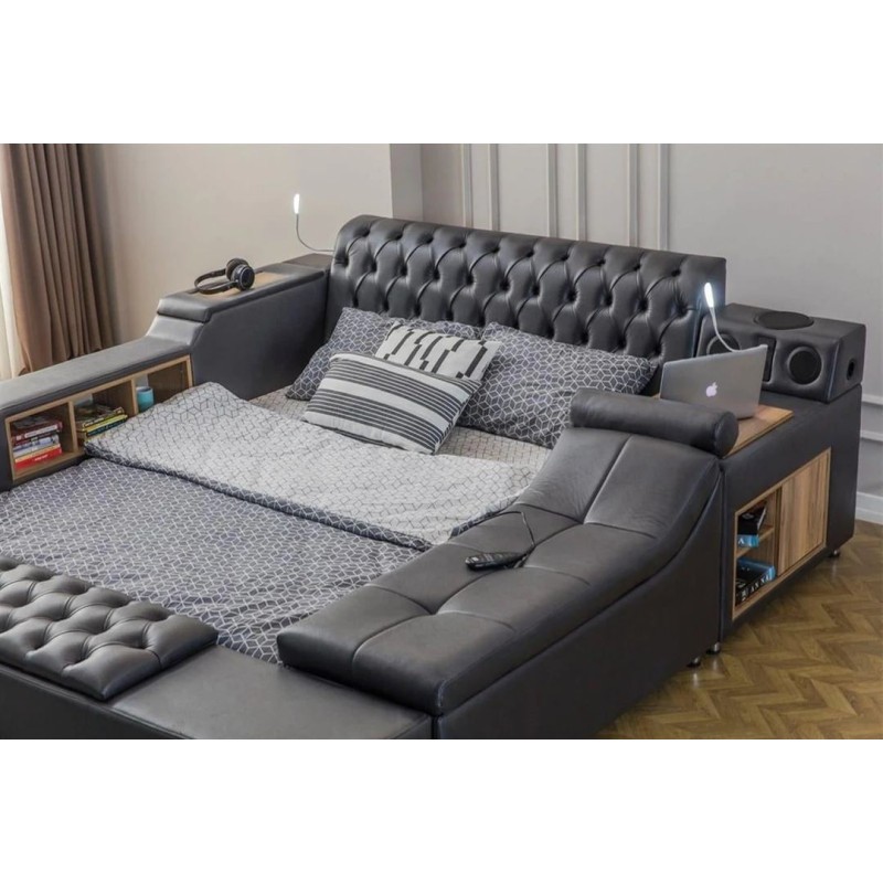 Double Bedstead Dorwell Smart - Black Black