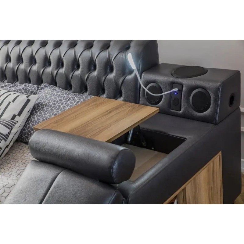 Double Bedstead Dorwell Smart - Black Black