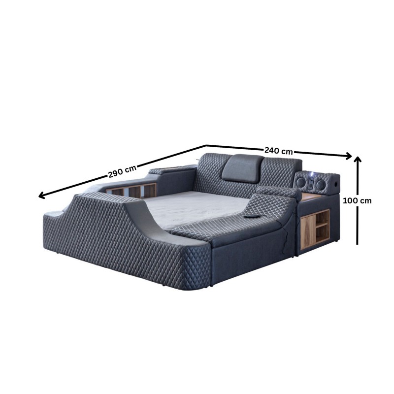 Double Bedstead Escape Smart - Black Black