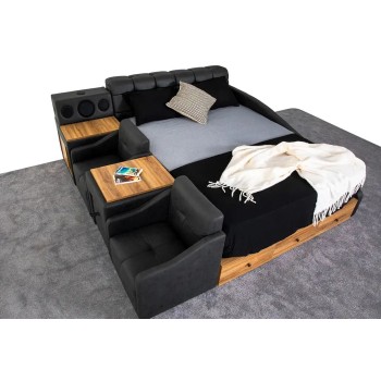 Double Bedstead Nina Smart - Grey Grey