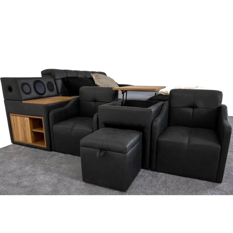 Double Bedstead Nina Smart - Grey Grey