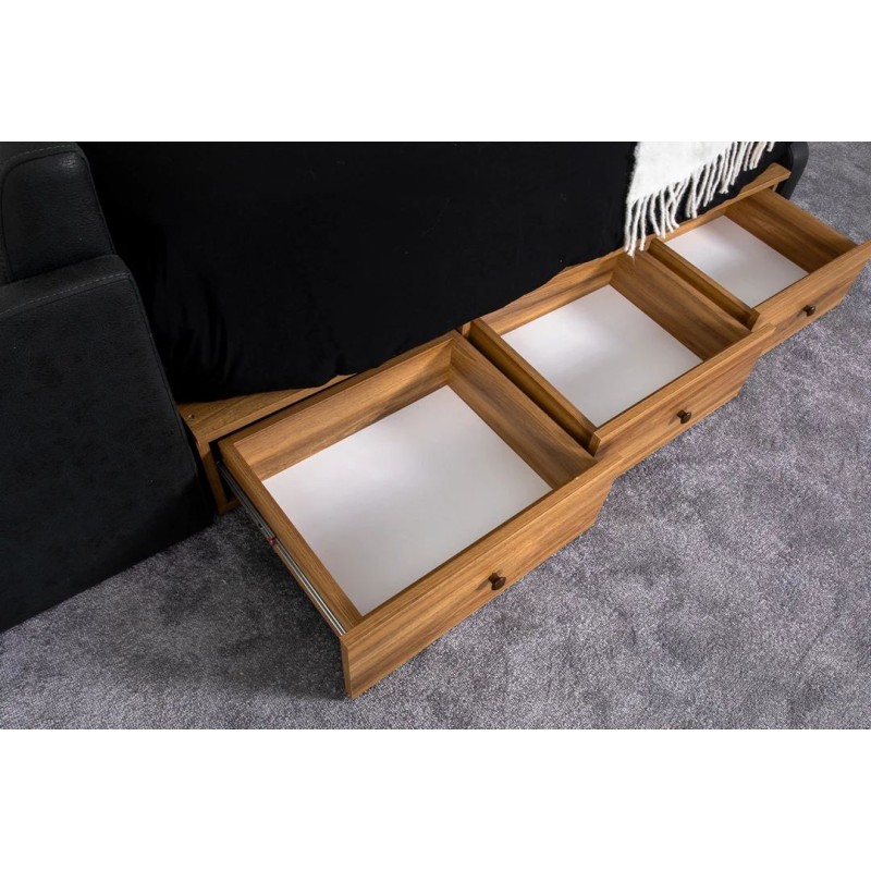 Double Bedstead Nina Smart - Grey Grey