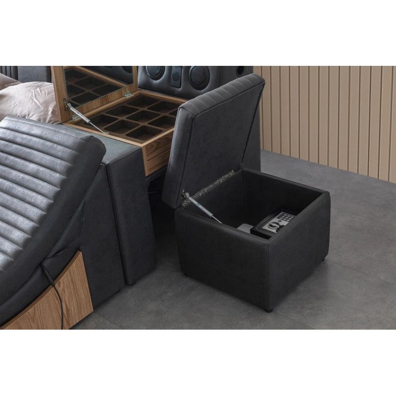 Double Bedstead Sunline Smart - Anthracite Anthracite