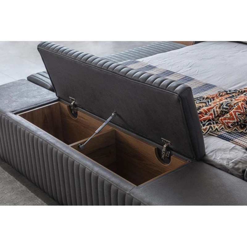 Double Bedstead Sunline Smart - Anthracite Anthracite