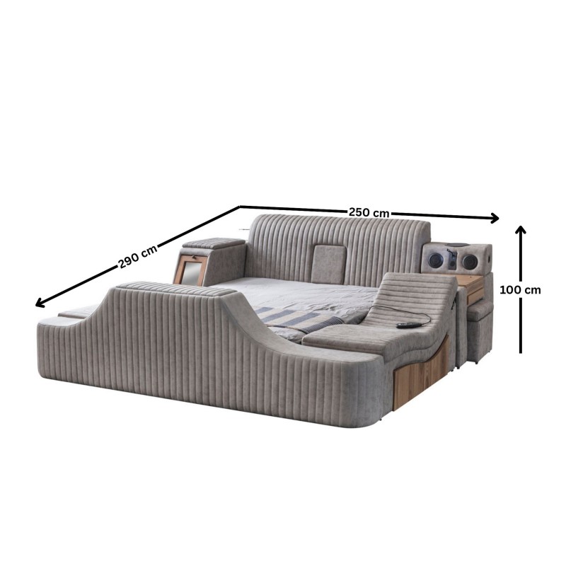 Double Bedstead Sunshine Smart - Brown Brown