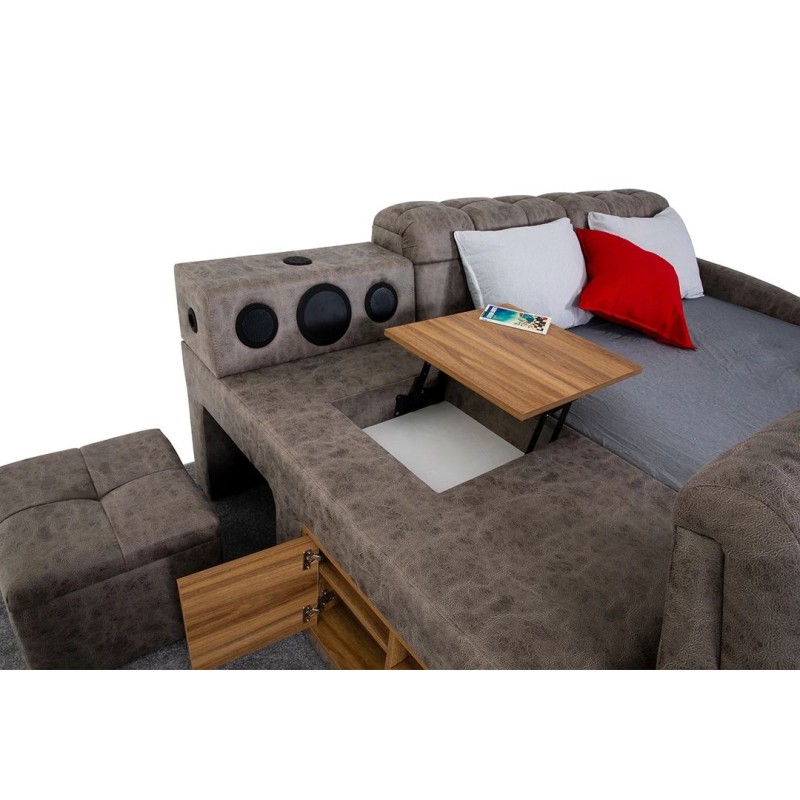 Double Bedstead Whesley Smart - Brown Brown