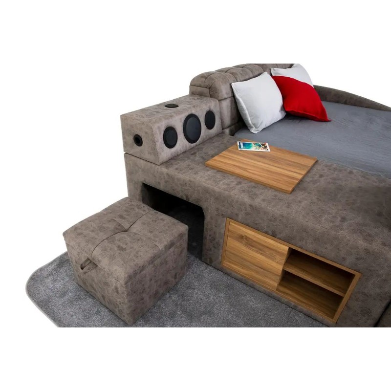 Double Bedstead Whesley Smart - Brown Brown