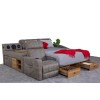 Double Bedstead Whesley Smart - Brown Brown