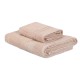 Towel Set (2 Pieces) Dora - Cappuccino Cappuccino Lessentiel Towel Set (2 Pieces) Dora - Cappuccino Cappuccino