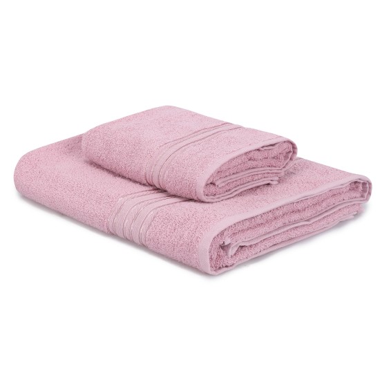 Towel Set (2 Pieces) Dora - Rose Rose Lessentiel Towel Set (2 Pieces) Dora - Rose Rose