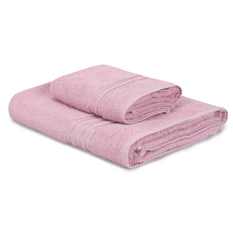 Lessentiel Towel Set (2 Pieces) Dora - Rose Rose