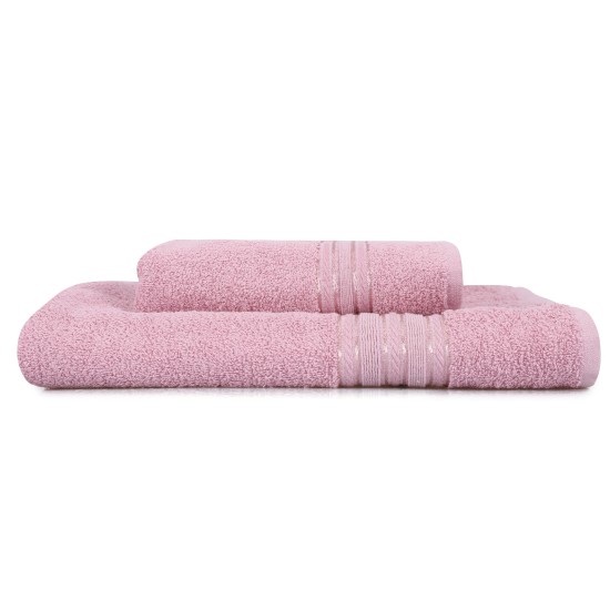 Towel Set (2 Pieces) Dora - Rose Rose Lessentiel Towel Set (2 Pieces) Dora - Rose Rose