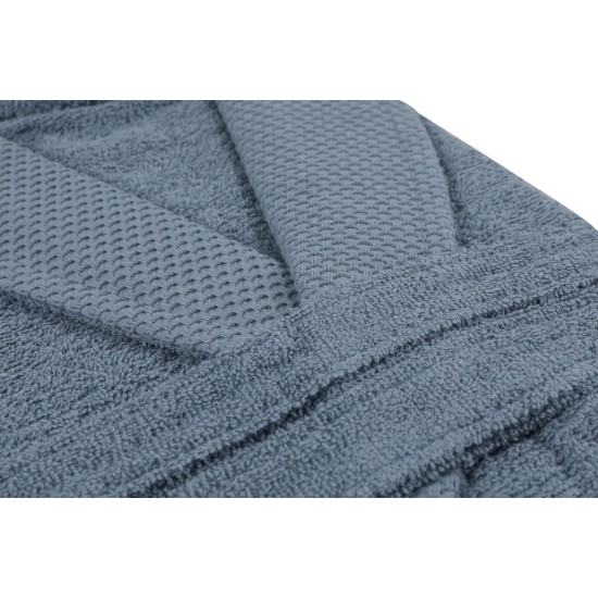 Bathrobe Cappa - Indigo Blue Indigo Blue Lessentiel Bathrobe Cappa - Indigo Blue Indigo Blue